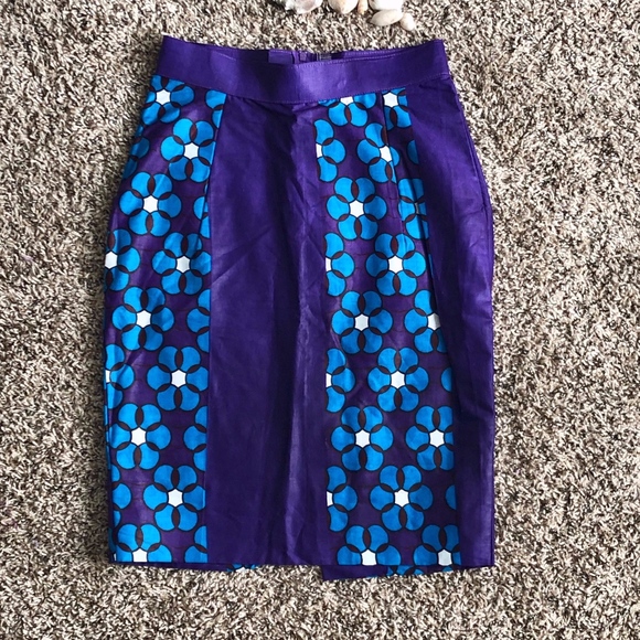 Blue and purple skirt - Picture 2 of 3